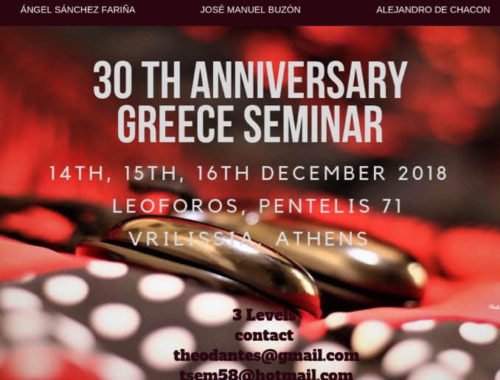 30th Anniversary Greece Seminar SDS